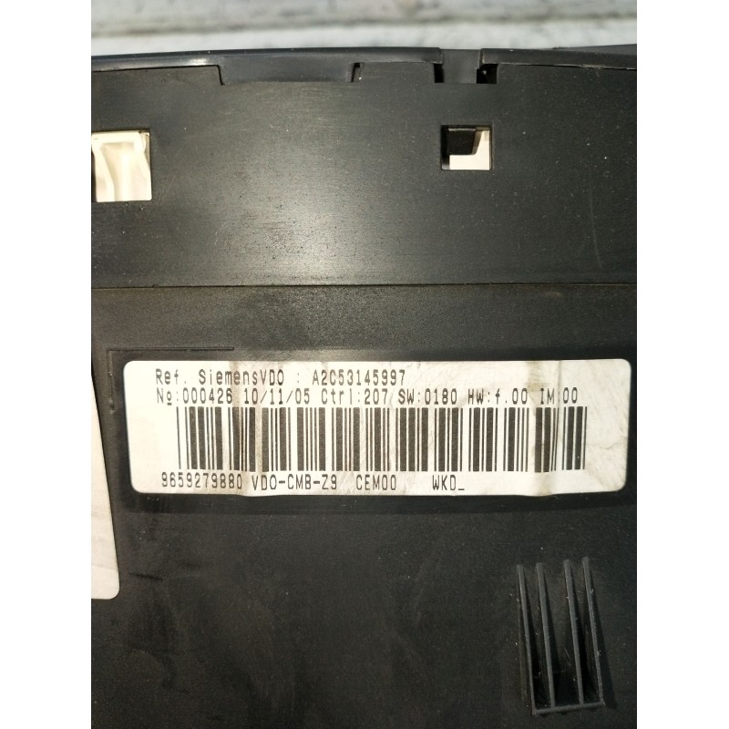 Recambio de cuadro instrumentos para peugeot 607 (9d, 9u) 2.7 hdi 24v referencia OEM IAM 9659279880 A2C53145997 2004