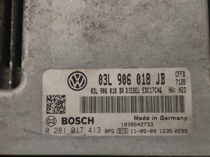 Recambio de centralita motor uce para skoda suberb (3t4) exclusive referencia OEM IAM 0281017413 03L906018JB 