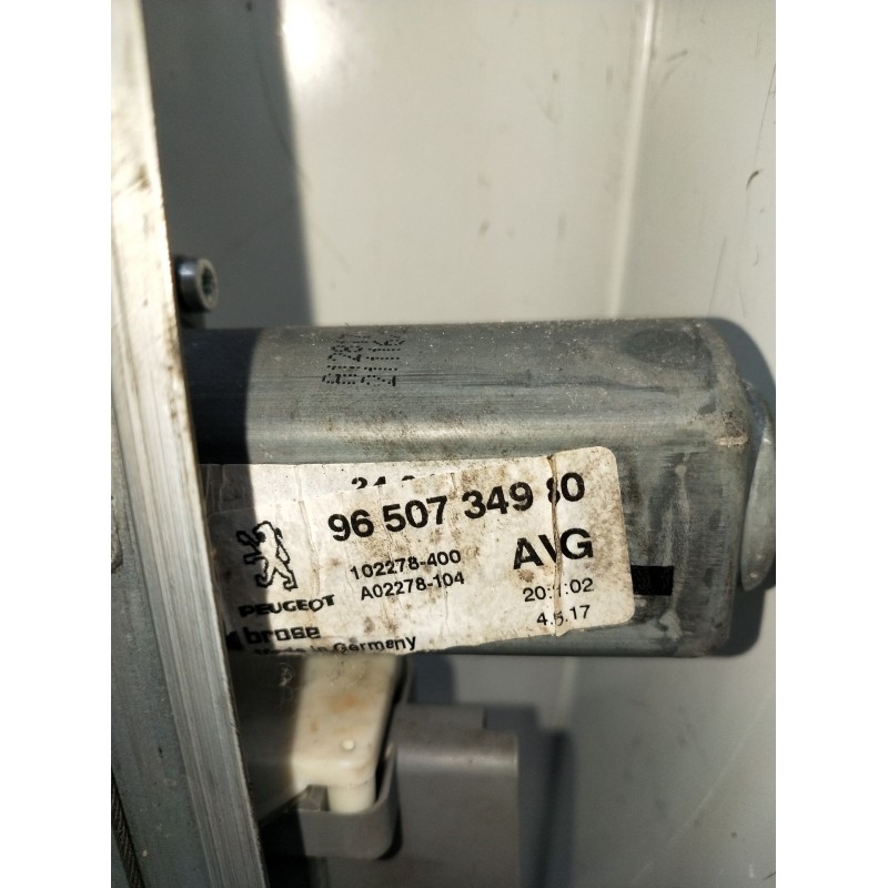 Recambio de elevalunas delantero izquierdo para peugeot 607 (9d, 9u) 2.7 hdi 24v referencia OEM IAM 9650734980 4P 2004