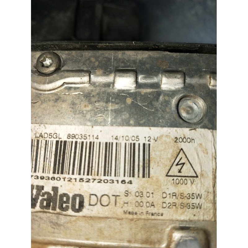 Recambio de faro derecho para peugeot 607 (9d, 9u) 2.7 hdi 24v referencia OEM IAM 89035114 XENON VER FOTOS PATILLA ROTA 2004