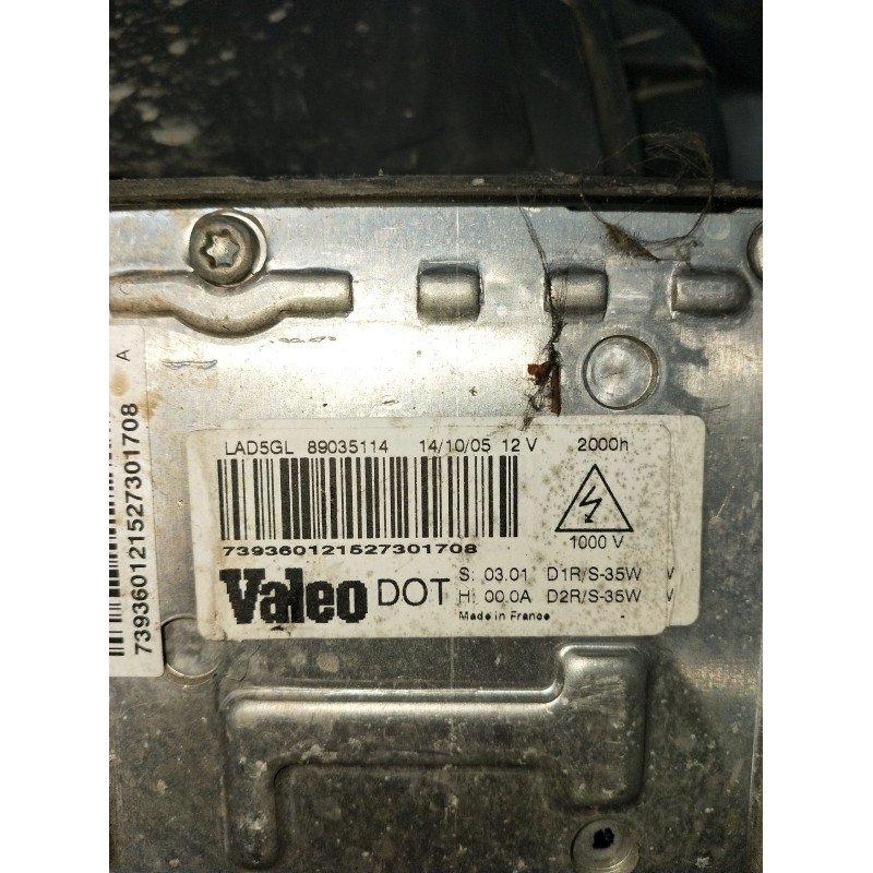 Recambio de faro izquierdo para peugeot 607 (9d, 9u) 2.7 hdi 24v referencia OEM IAM 89035114 XENON 2004