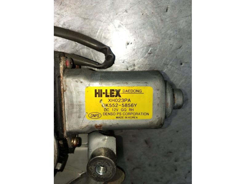 Recambio de elevalunas delantero derecho para kia carnival ii (gq) 2.9 crdi referencia OEM IAM 0K5525856Y 5P 2001