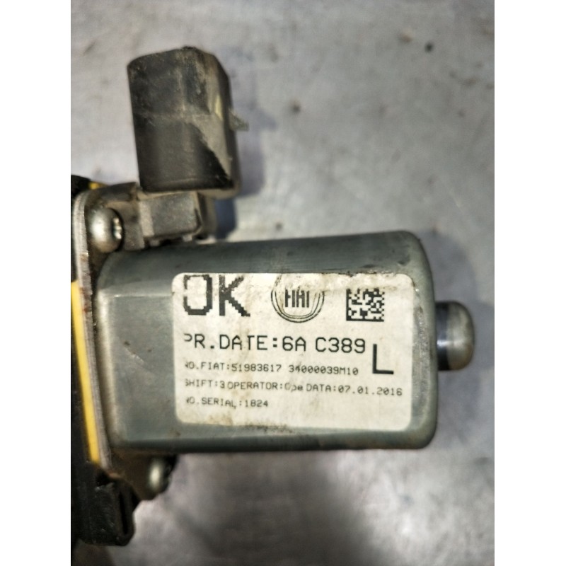 Recambio de elevalunas delantero izquierdo para fiat panda (312_, 319_) 1.2 (312pxa1a) referencia OEM IAM 6AC389 5P 2012