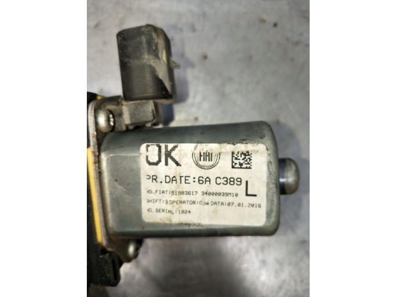 Recambio de elevalunas delantero izquierdo para fiat panda (312_, 319_) 1.2 (312pxa1a) referencia OEM IAM 6AC389 5P 2012