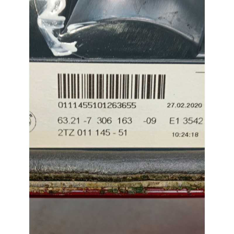 Recambio de piloto trasero izquierdo interior para bmw 5 (f10) 520 d referencia OEM IAM 6321730616309 2TZ01114551 2014