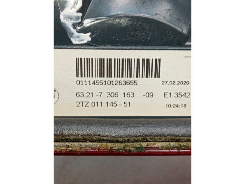 Recambio de piloto trasero izquierdo interior para bmw 5 (f10) 520 d referencia OEM IAM 6321730616309 2TZ01114551 2014
