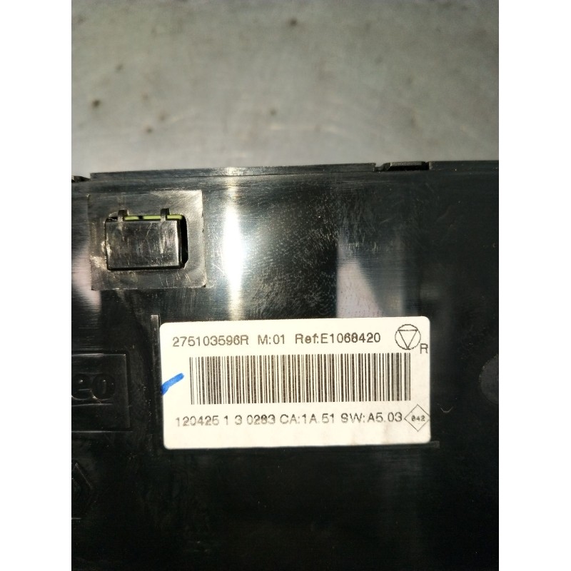 Recambio de mando calefaccion / aire acondicionado para renault megane iii grandtour (kz0/1) 1.5 dci (kz09, kz0d, kz1g, kz29, kz