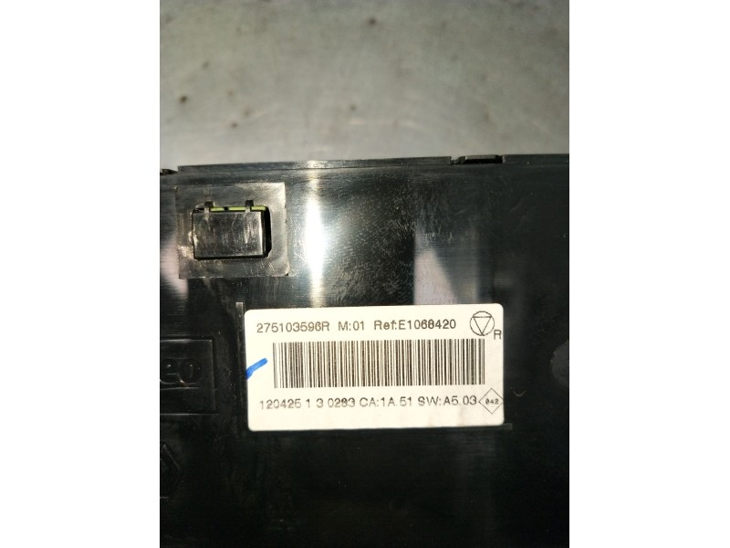 Recambio de mando calefaccion / aire acondicionado para renault megane iii grandtour (kz0/1) 1.5 dci (kz09, kz0d, kz1g, kz29, kz