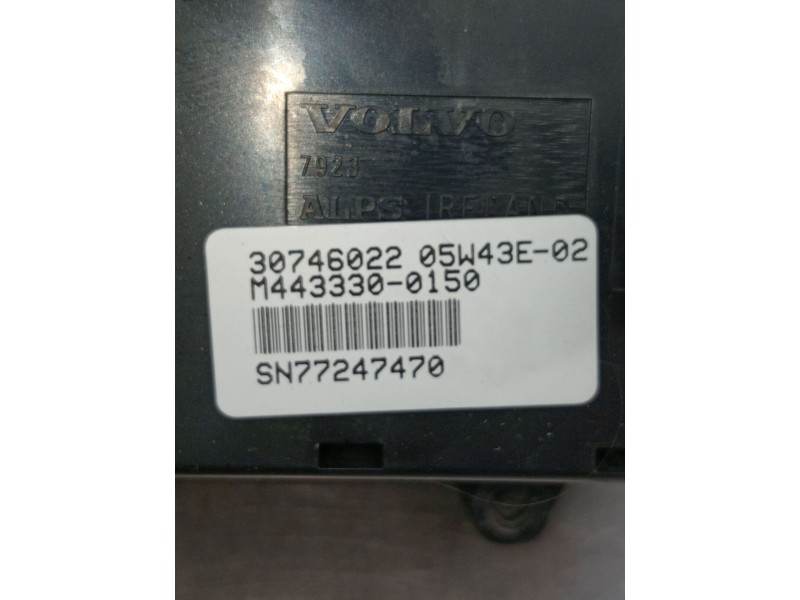 Recambio de mando calefaccion / aire acondicionado para volvo s60 i (384) d5 referencia OEM IAM 30746022 M4433300150 