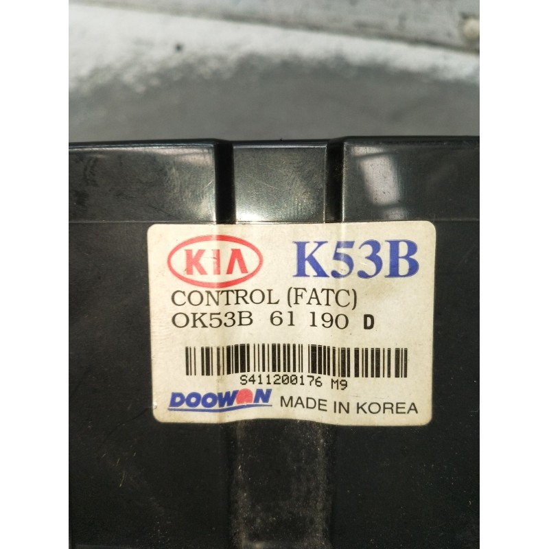 Recambio de mando calefaccion / aire acondicionado para kia carnival ii (gq) 2.9 crdi referencia OEM IAM 0K53B61190 S411200176M9