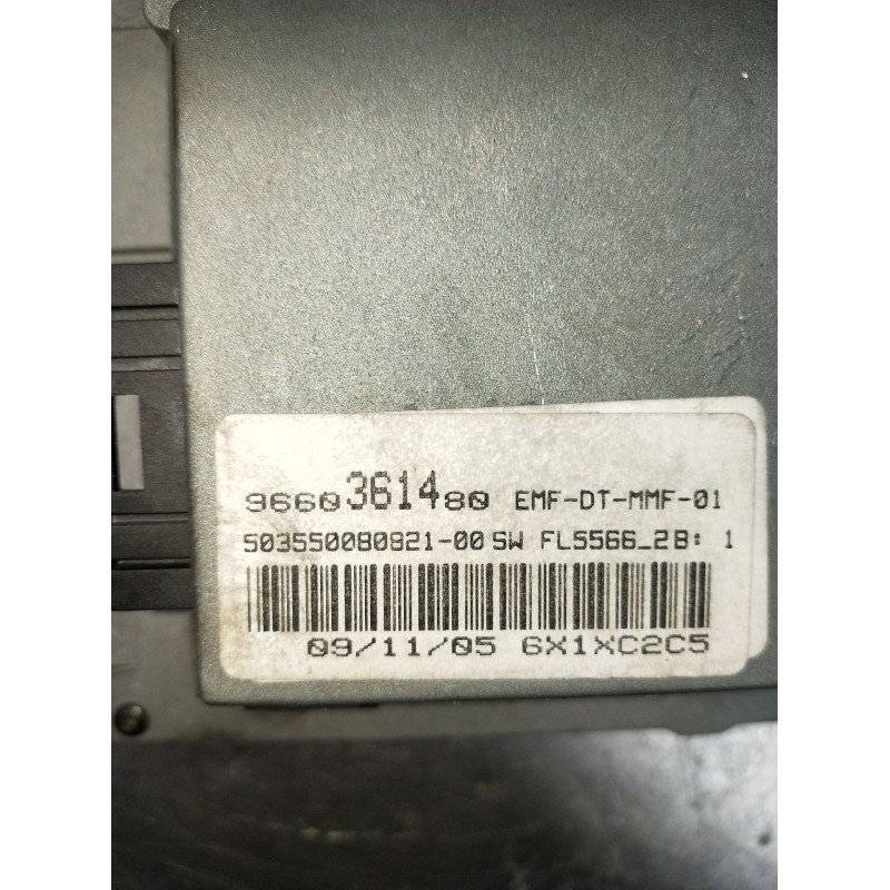 Recambio de pantalla multifuncion para peugeot 607 (9d, 9u) 2.7 hdi 24v referencia OEM IAM 9660361480  2004