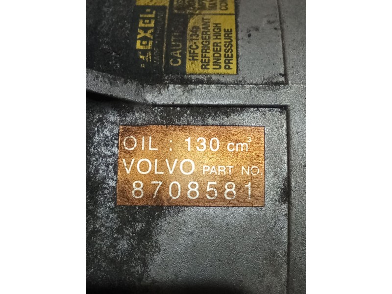 Recambio de compresor aire acondicionado para volvo s60 i (384) d5 referencia OEM IAM 589B893798 0821 8708581