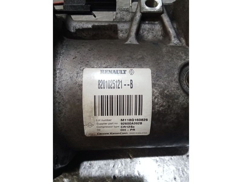 Recambio de compresor aire acondicionado para dacia dokker furgoneta/monovolumen 1.5 dci (feaj) referencia OEM IAM 8201025121  