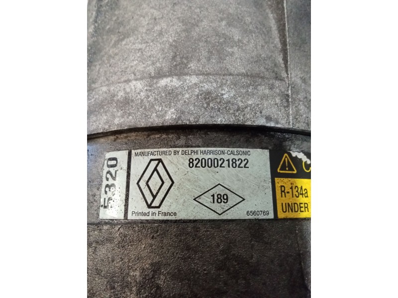 Recambio de compresor aire acondicionado para renault laguna ii (bg0/1_) 2.0 16v (bg00, bg0k, bg0p, bg0w) referencia OEM IAM 820