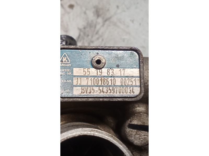 Recambio de turbocompresor para fiat linea (323_, 110_) 1.3 d multijet (323axb11, 323axb1a) referencia OEM IAM 55198317 BV355435