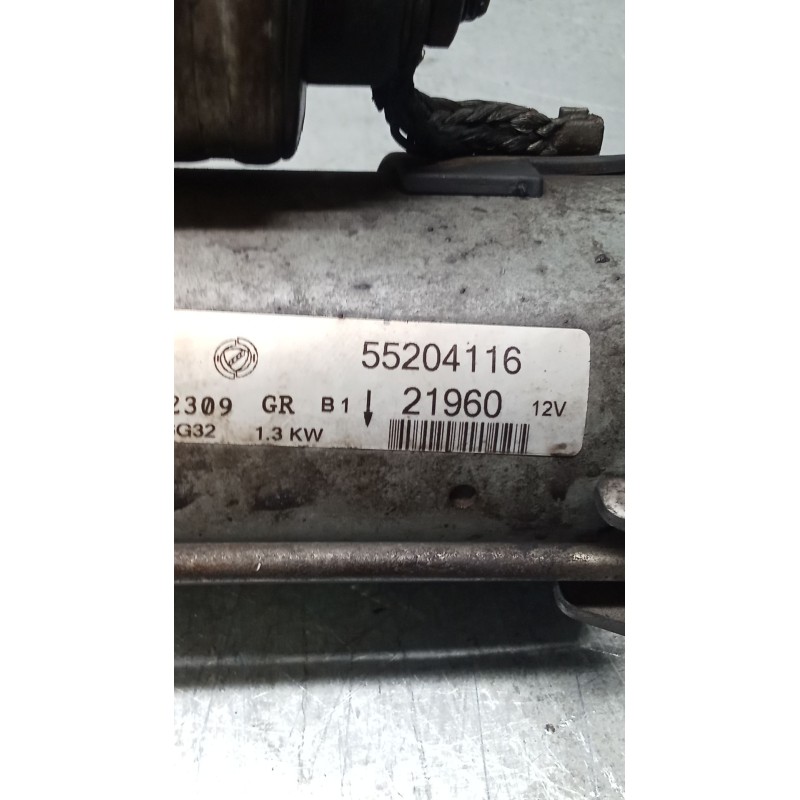 Recambio de motor arranque para fiat linea (323_, 110_) 1.3 d multijet (323axb11, 323axb1a) referencia OEM IAM 55204116  07