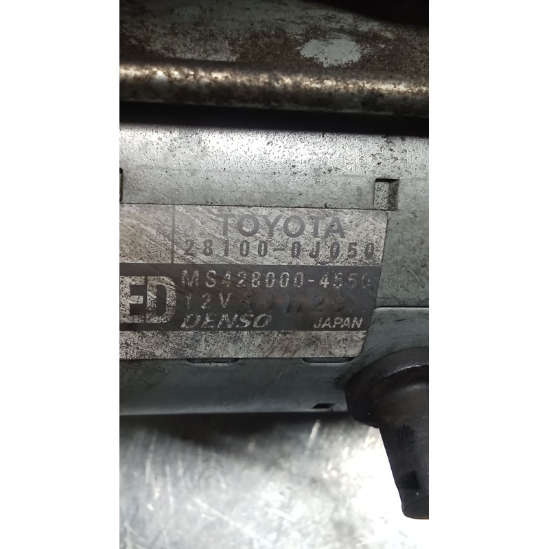 Recambio de motor arranque para toyota yaris (_p9_) 1.3 vvt-i (scp90_) referencia OEM IAM 281000J050 MS4280004550 05