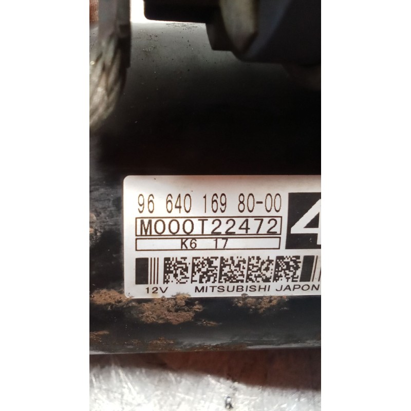 Recambio de motor arranque para citroën c4 coupé (la_) 1.6 hdi referencia OEM IAM 9664016980 M00T22472 
