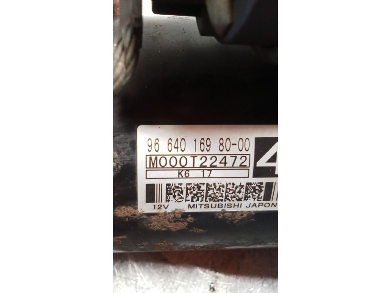 Recambio de motor arranque para citroën c4 coupé (la_) 1.6 hdi referencia OEM IAM 9664016980 M00T22472 