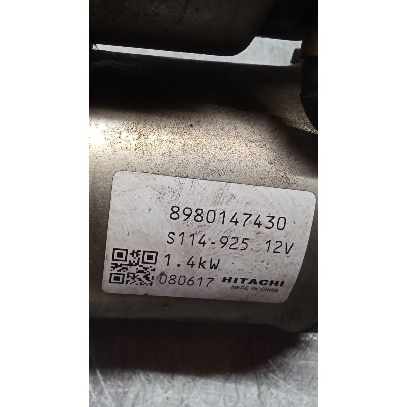 Recambio de motor arranque para opel astra h gtc (a04) 1.7 cdti (l08) referencia OEM IAM 8980147430  