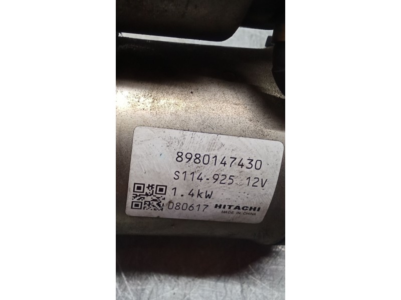 Recambio de motor arranque para opel astra h gtc (a04) 1.7 cdti (l08) referencia OEM IAM 8980147430  