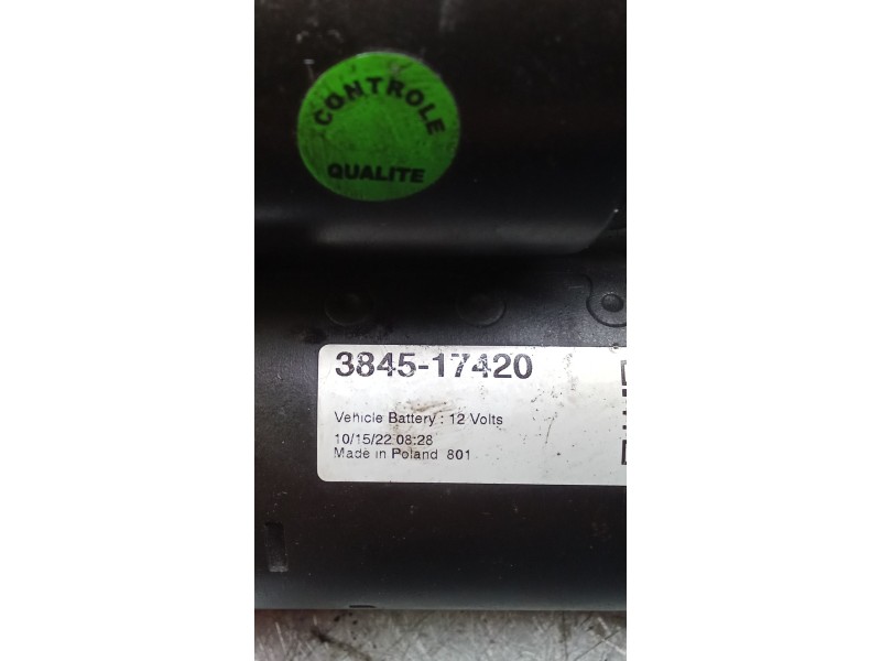 Recambio de motor arranque para opel vectra c gts (z02) 2.2 dti 16v (f68) referencia OEM IAM 384517420  