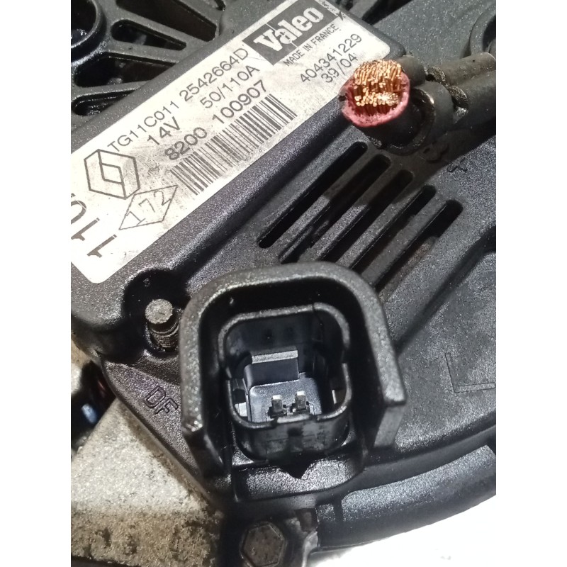 Recambio de alternador para renault scénic ii (jm0/1_) 1.5 dci (jm02, jm13) referencia OEM IAM 8200100907 2542664D 110A
