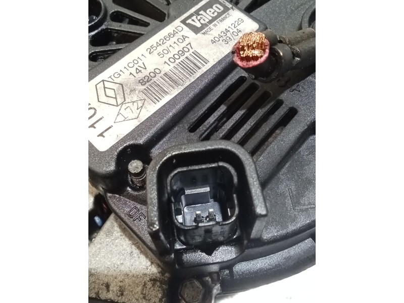 Recambio de alternador para renault scénic ii (jm0/1_) 1.5 dci (jm02, jm13) referencia OEM IAM 8200100907 2542664D 110A