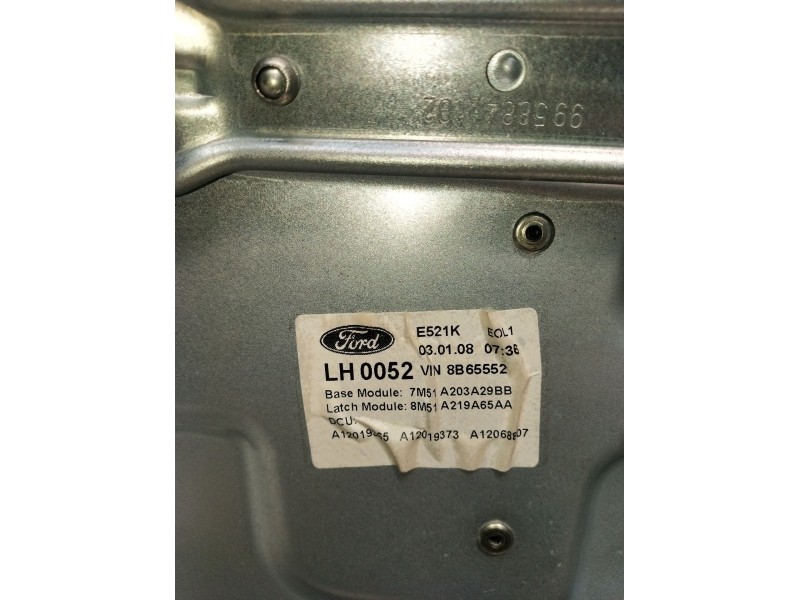 Recambio de elevalunas delantero izquierdo para ford focus ii (da_, hcp, dp) 1.6 tdci referencia OEM IAM 7M51A203A29BB 5P 2005