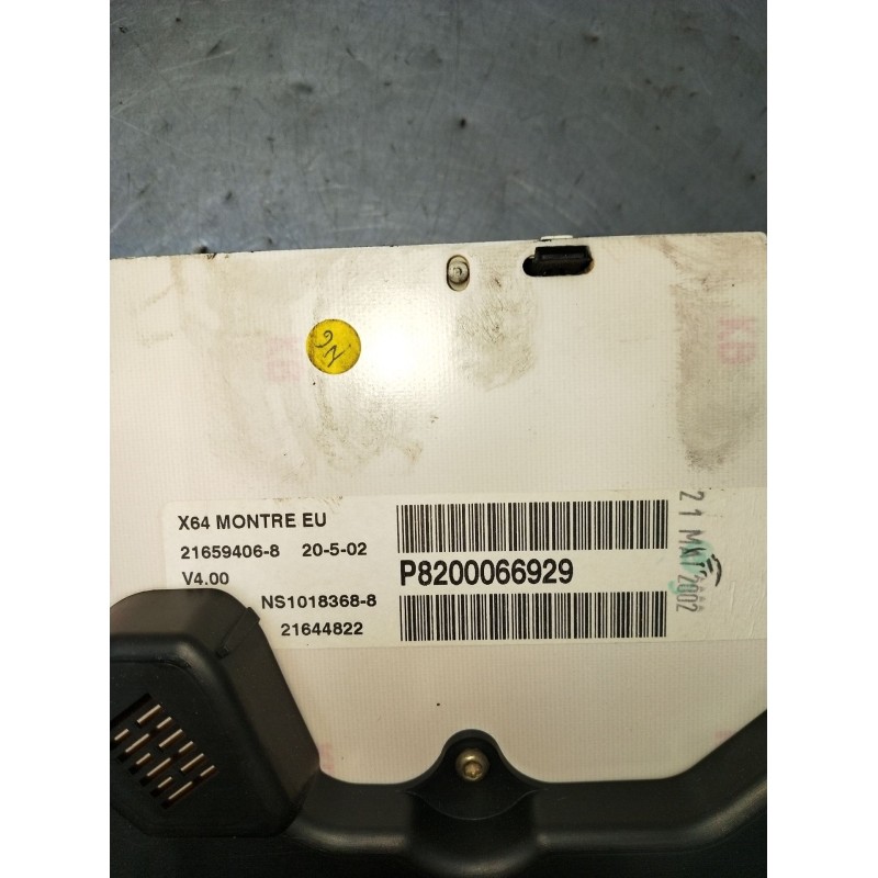Recambio de cuadro instrumentos para renault megane i (ba0/1_) 1.9 dti (ba1u) referencia OEM IAM P8200066929 216594068 NS1018368