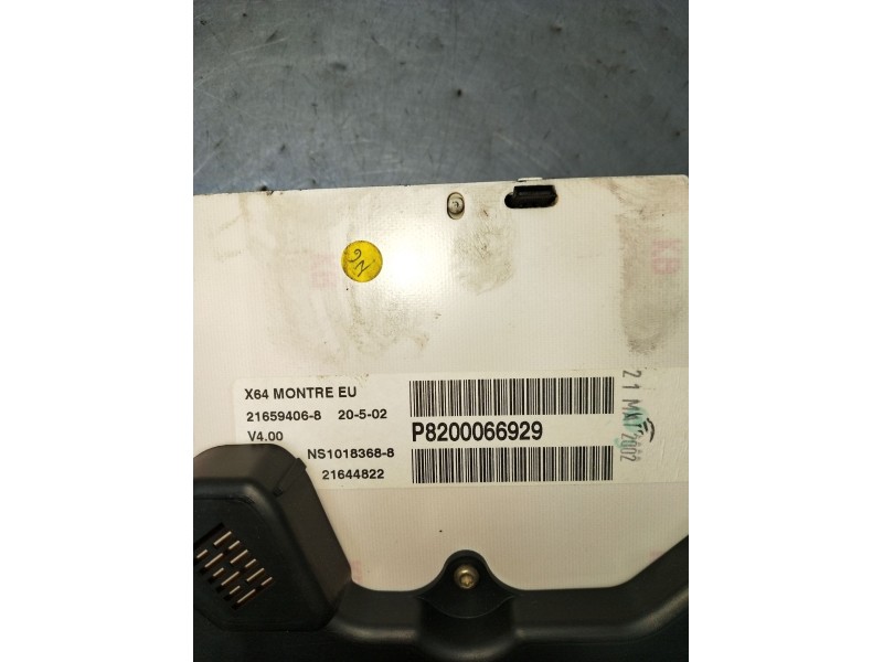 Recambio de cuadro instrumentos para renault megane i (ba0/1_) 1.9 dti (ba1u) referencia OEM IAM P8200066929 216594068 NS1018368