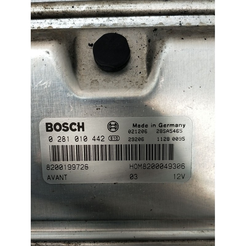 Recambio de centralita motor uce para renault megane i (ba0/1_) 1.9 dti (ba1u) referencia OEM IAM 0281010442 8200199726 28SA5465