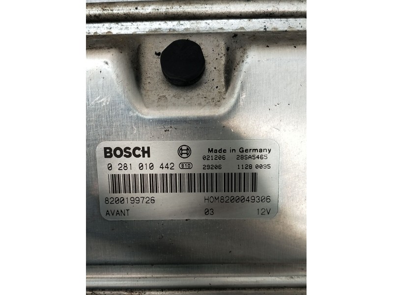 Recambio de centralita motor uce para renault megane i (ba0/1_) 1.9 dti (ba1u) referencia OEM IAM 0281010442 8200199726 28SA5465