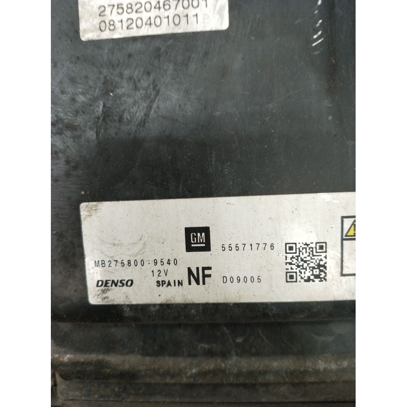 Recambio de centralita motor uce para opel astra h gtc (a04) 1.7 cdti (l08) referencia OEM IAM MB2758009540 55571776 2007