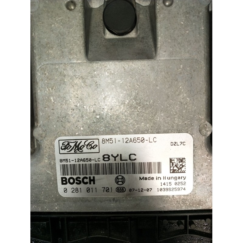Recambio de centralita motor uce para ford focus ii (da_, hcp, dp) 1.6 tdci referencia OEM IAM 0281011701 8M5112A650LC 1039S2597