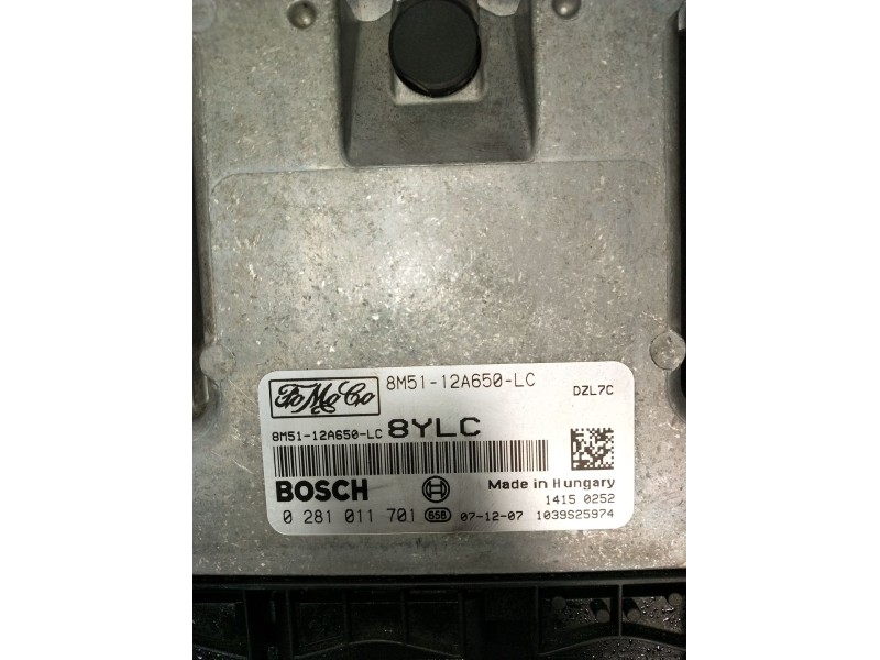Recambio de centralita motor uce para ford focus ii (da_, hcp, dp) 1.6 tdci referencia OEM IAM 0281011701 8M5112A650LC 1039S2597