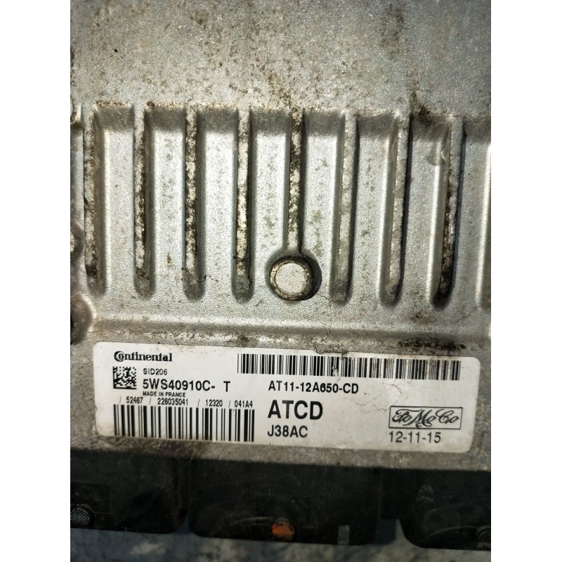 Recambio de centralita motor uce para ford transit connect (p65_, p70_, p80_) 1.8 di referencia OEM IAM 5WS40910CT AT1112A650CD 