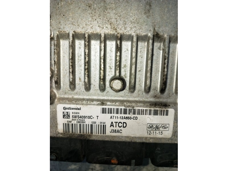 Recambio de centralita motor uce para ford transit connect (p65_, p70_, p80_) 1.8 di referencia OEM IAM 5WS40910CT AT1112A650CD 