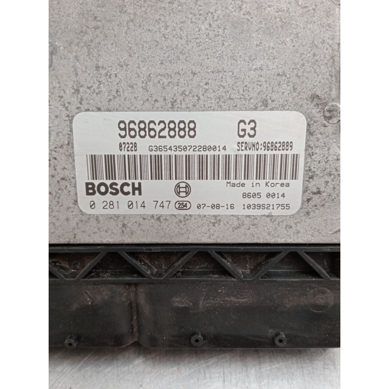 Recambio de centralita motor uce para chevrolet epica (kl1_) 2.0 d referencia OEM IAM 0281014747 96862888 96862889 2007