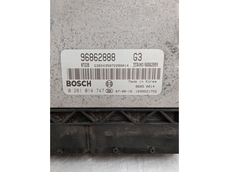 Recambio de centralita motor uce para chevrolet epica (kl1_) 2.0 d referencia OEM IAM 0281014747 96862888 96862889 2007