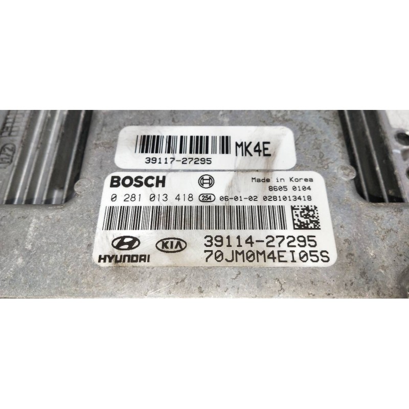 Recambio de centralita motor uce para hyundai tucson (jm) 2.0 crdi style referencia OEM IAM 0281013418 3911427295 3911727295