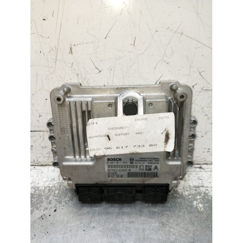 Recambio de centralita motor uce para citroën c4 coupé (la_) 1.6 hdi referencia OEM IAM 0281011863 9661773380 EDC16C34 2006