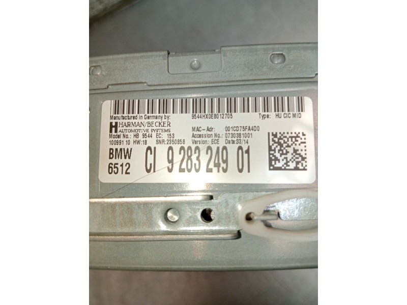 Recambio de sistema audio / radio cd para bmw x1 (e84) sdrive 18 d referencia OEM IAM 918324901 6512928324901 2350858 