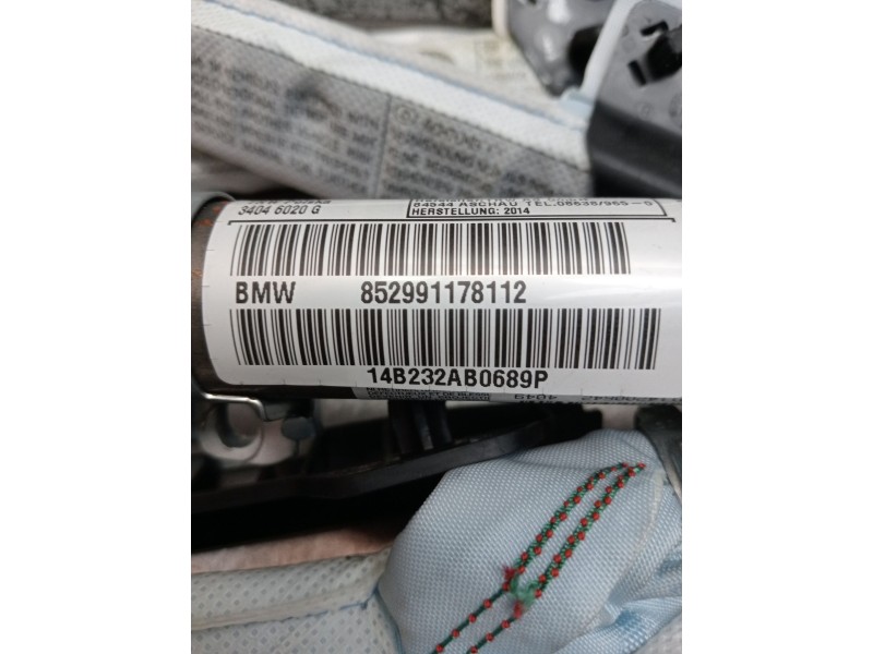 Recambio de airbag cortina delantero derecho para bmw x1 (e84) sdrive 18 d referencia OEM IAM 34046020G 1086717610519 2009