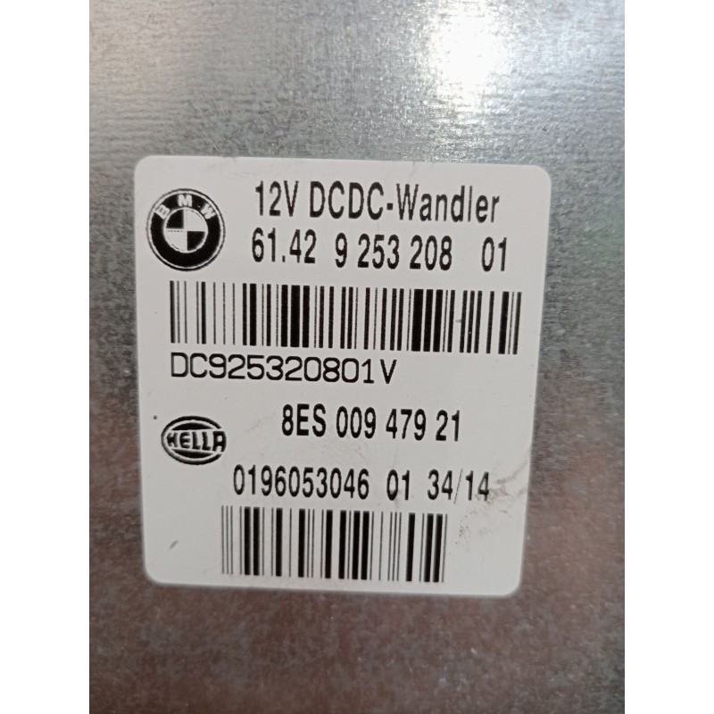 Recambio de modulo electronico para bmw x1 (e84) sdrive 18 d referencia OEM IAM 6142 925320801 8ES00947921 0196053046 2009