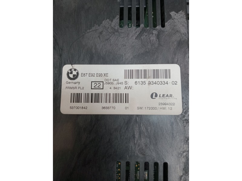 Recambio de modulo electronico para bmw x1 (e84) sdrive 18 d referencia OEM IAM 6135 934033402 537001842 3633770 2009