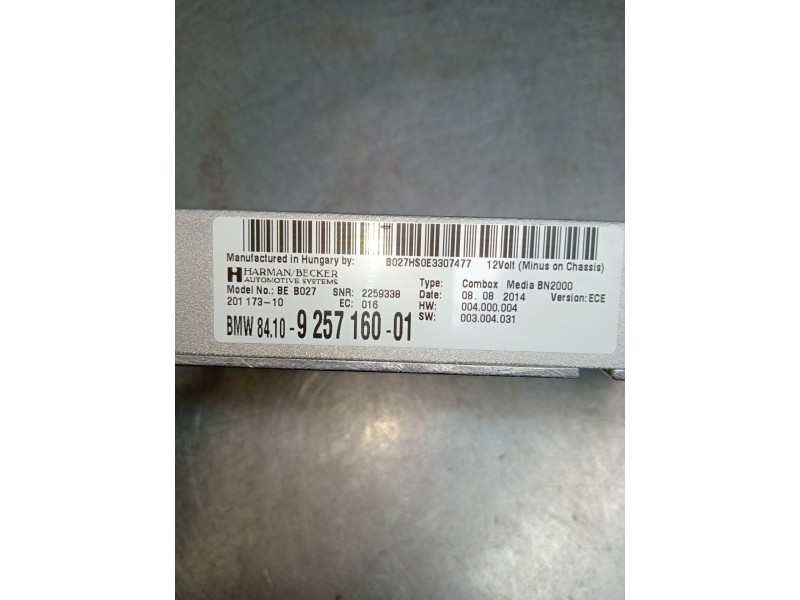 Recambio de modulo electronico para bmw x1 (e84) sdrive 18 d referencia OEM IAM 8410 925716001 2259338 2010DJ2640 2009