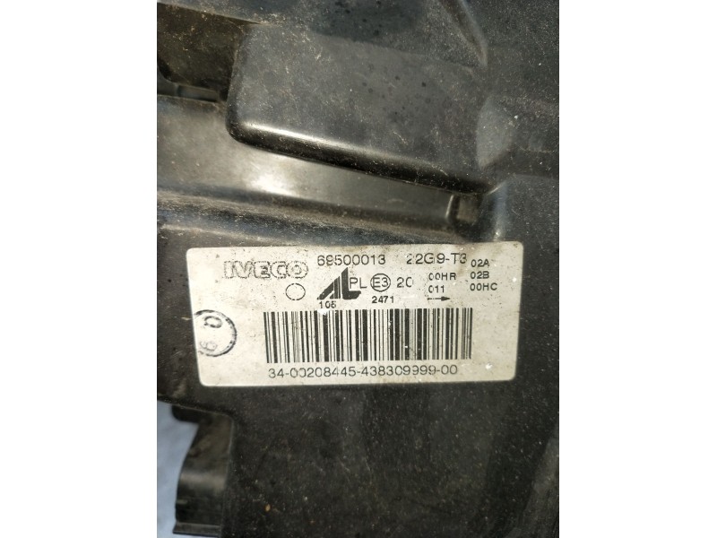 Recambio de faro izquierdo para iveco daily iv caja/chasis 55s18w referencia OEM IAM 69500013  2006