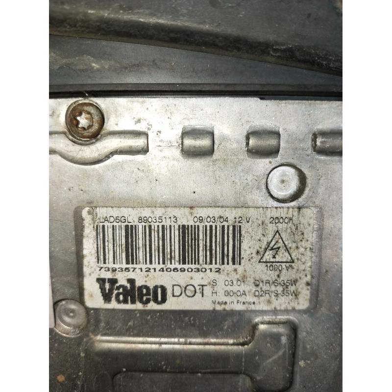 Recambio de faro izquierdo para renault laguna ii (bg0/1_) 2.0 16v (bg00, bg0k, bg0p, bg0w) referencia OEM IAM 8200163323 890351