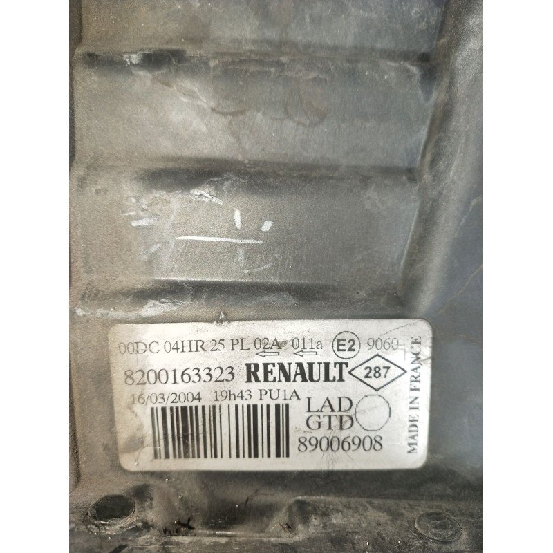 Recambio de faro izquierdo para renault laguna ii (bg0/1_) 2.0 16v (bg00, bg0k, bg0p, bg0w) referencia OEM IAM 8200163323 890351